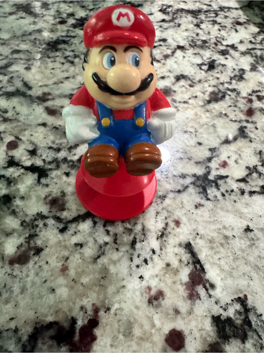 1989 Nintendo Mario Figure Vintage Pop-up spring toy